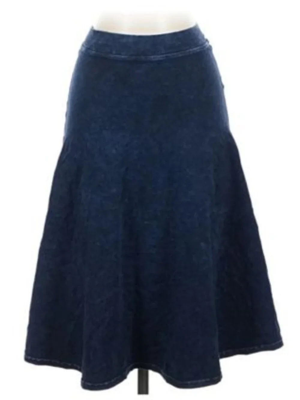 Hard Tail Light Blue Mineral Wash Aline skirt- size Large NWT